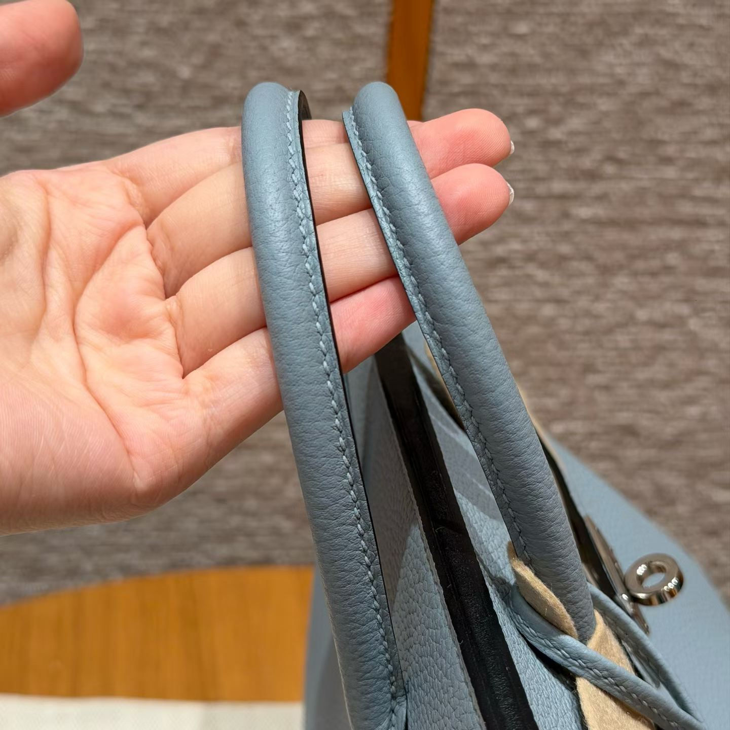 에르메스 버킨 J7 블루 랑 10