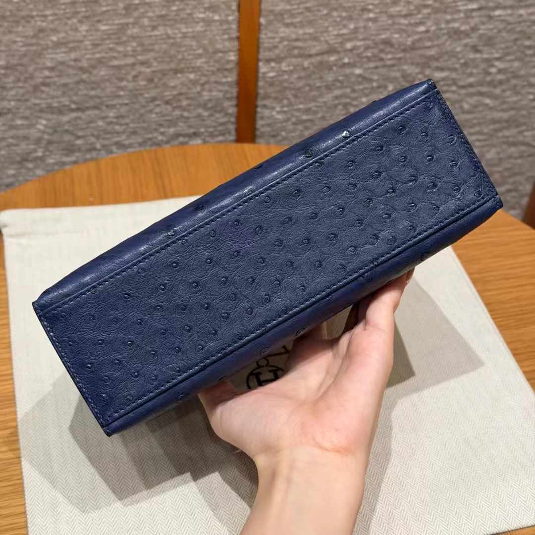 에르메스 켈리 포쉐트 73 블루 사피르 4